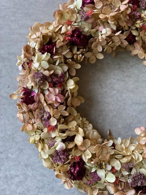 Winter wreath-Hydrangea Red-